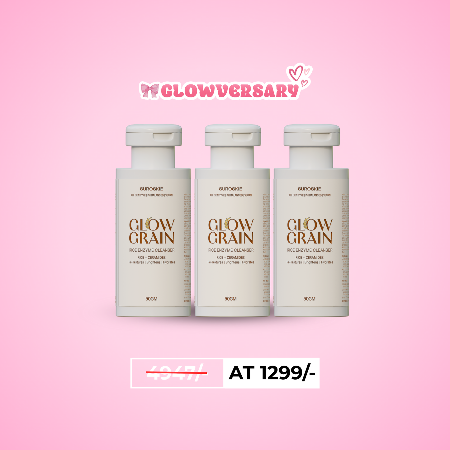 3 Glow Grain At ₹1299