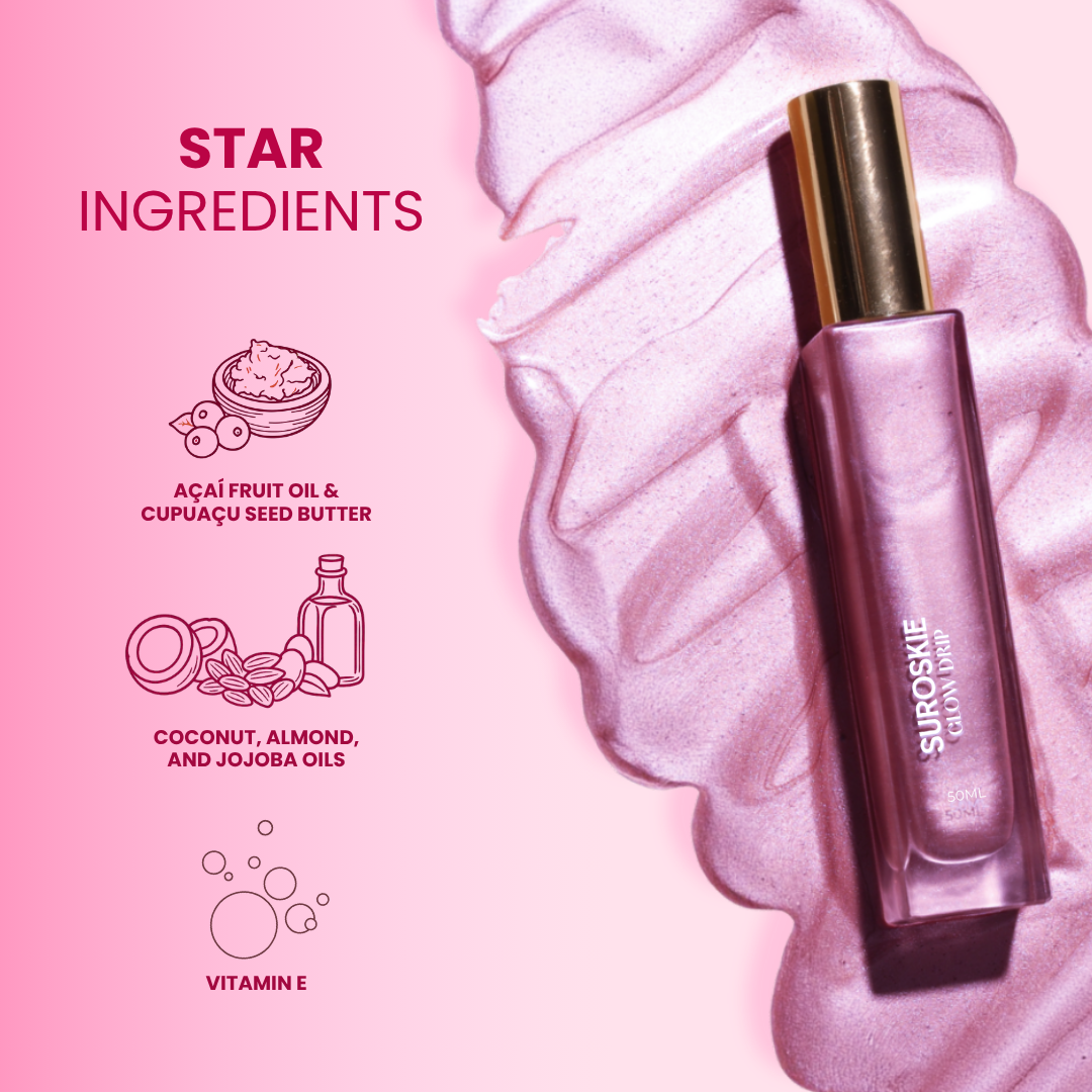 Glow Drip Shimmer Body Oil ( Choose Any one )