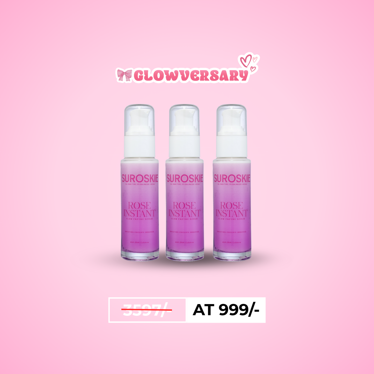 3 Rose Scrubs At ₹999