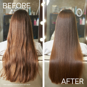 Suroskie Advanced Glass Hair Serum SPF 25 - Instant Shine, Heat Protection, Frizz-Free Hair Upto 72 Hrs, All Hair Types (50ml)