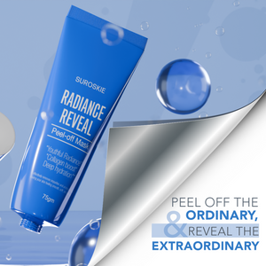 Suroskie Radiance Reveal Peel-Off Mask - Rejuvinates & Plumps Skin, Minimizes Fine Lines & Wrinkles, Suitable for All Skin Types (75gm)