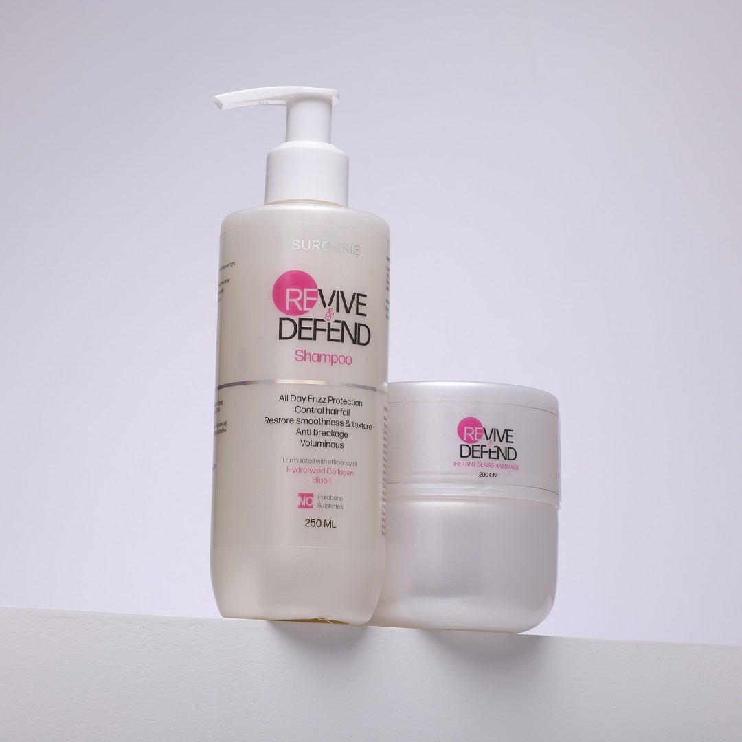 Revive & Defend Shampoo + Revive & Defend Instant Glass Hair Mask