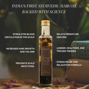Suroskie Champi Hair Massage Oil For Scalp & Hair Growth - Rituals - Hair Oil - Stimulates Hair Growth, Soothes Scalp Irritation, Nourisehes & Protects, For All Hair Types (250ML)