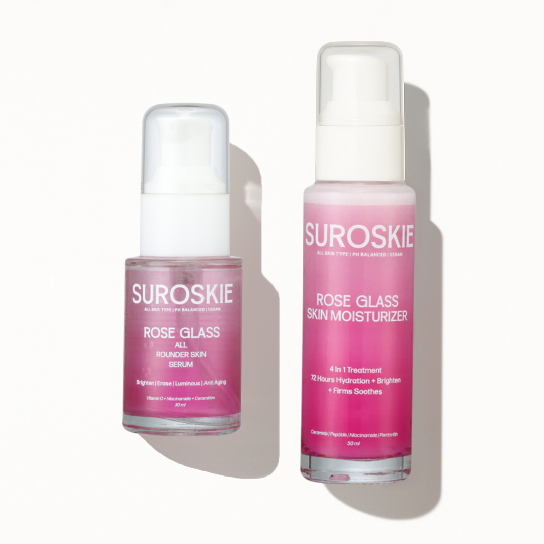 Suroskie ROSANNA - Rose Instant Glow Face Mask & ROSE INSTANT - Scrub