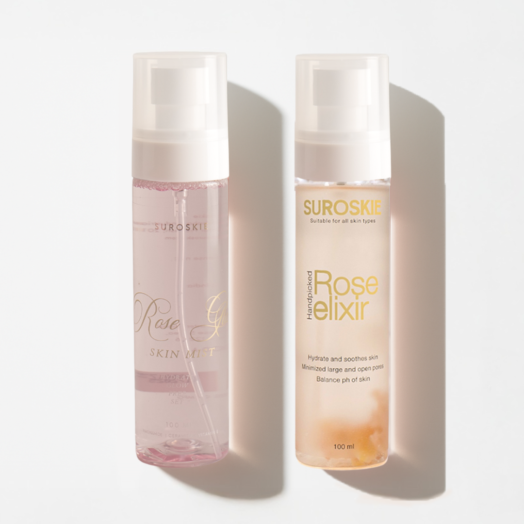 Suroskie Rose Elixir + Rose Glass Mist Combo
