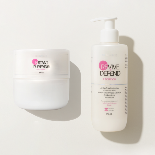 Scalp Scrub + Revive & Defend Shampoo