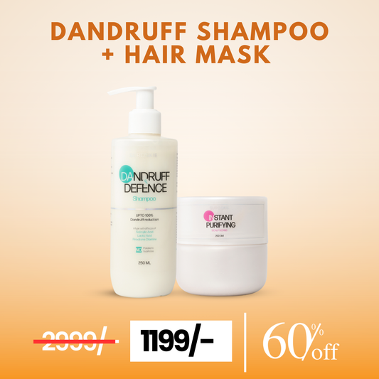 DANDRUFF DEFENCE SHAMPOO + HAIR MASK