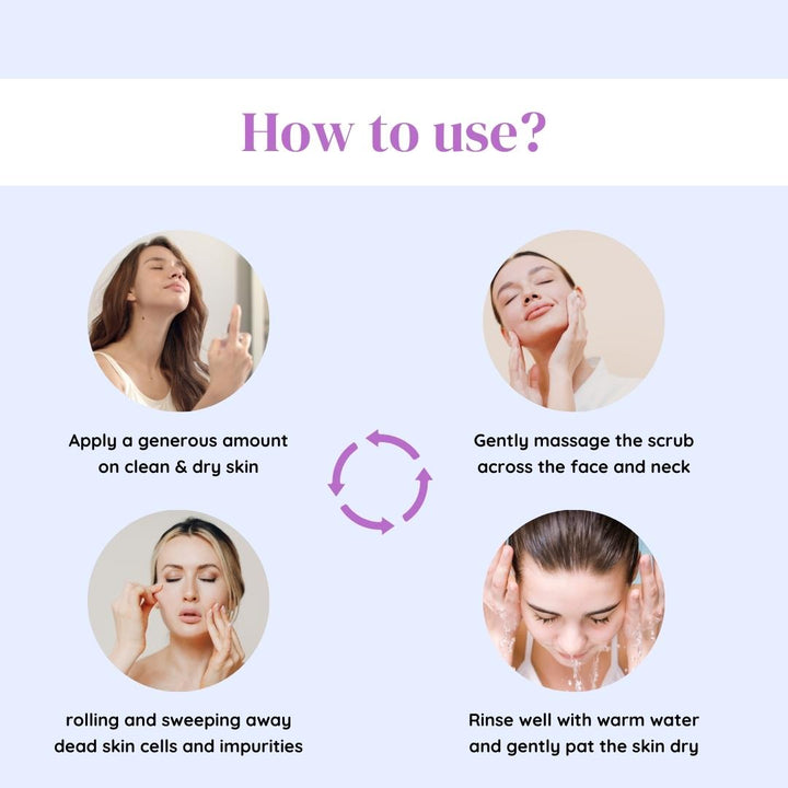 How To Use Suroskie Instant Enzyme Face Scrub?