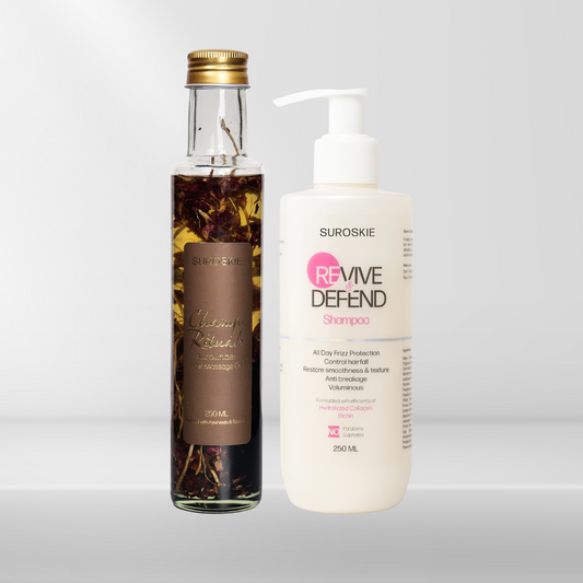 Champi Hair Massage Oil + Revive & Defend Shampoo