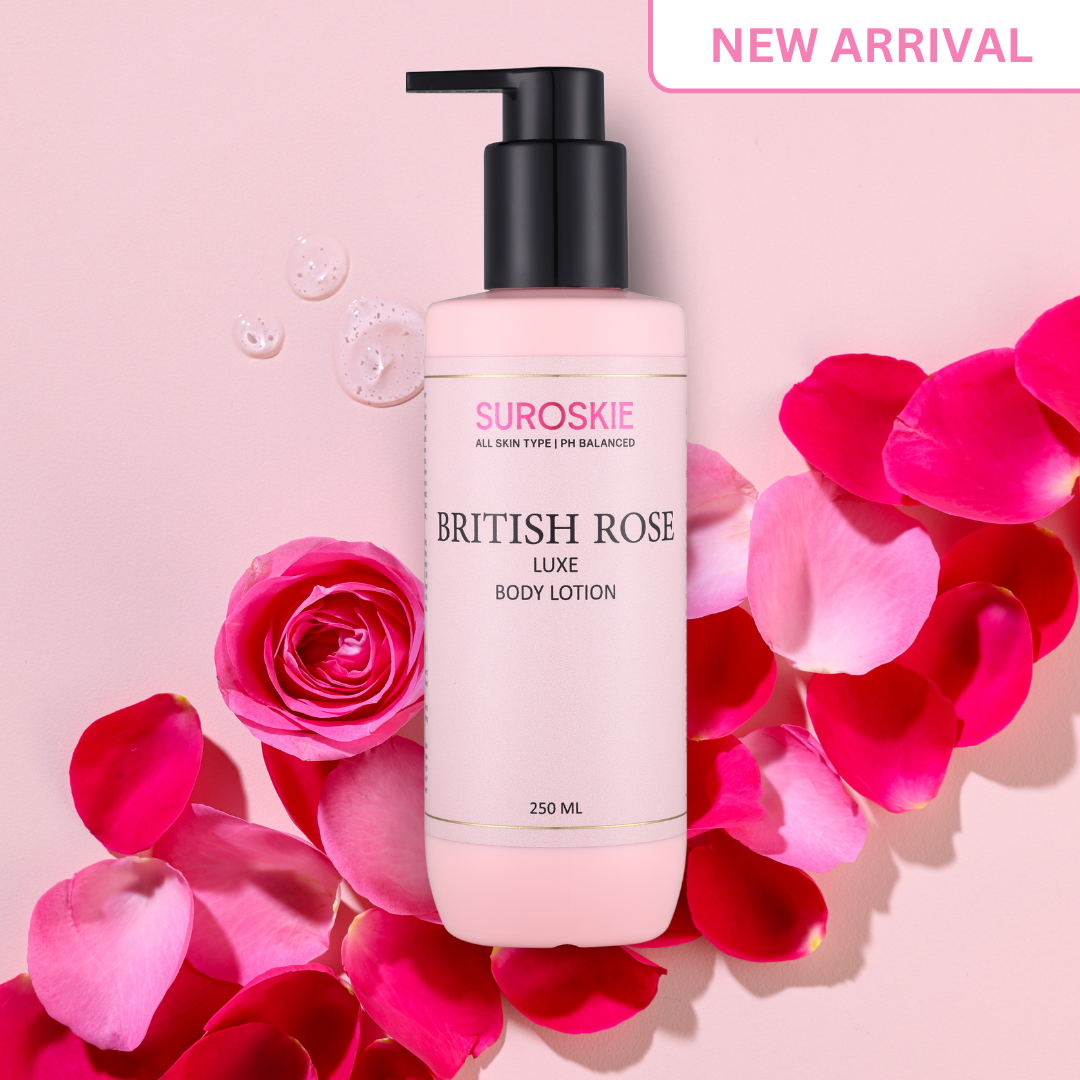 British Rose Body Lotion with Shea and Cocoa Butter Lotion