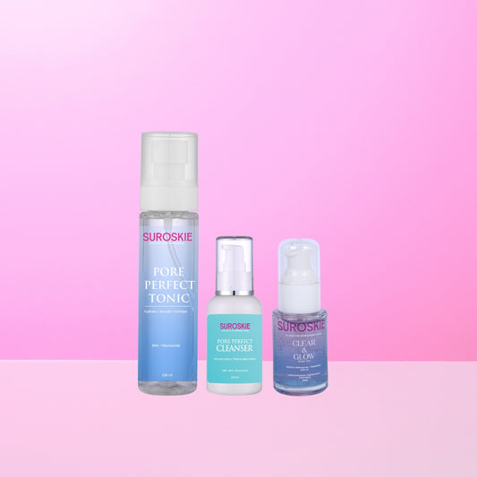 Pore Perfect Cleanser + Pore Perfect Tonic + Acne Gel