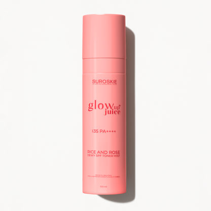 Glow Up Juice Spf 35 PA++++  Rice & Rose Dewy Spf Toner Mist