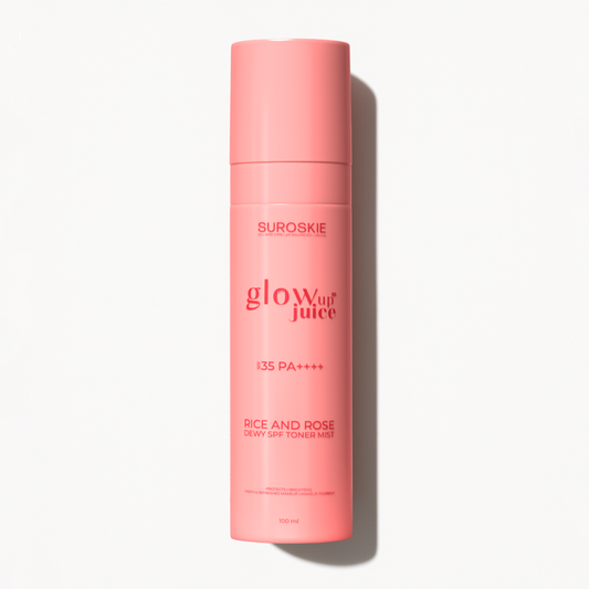 Glow Up Juice Spf 35 PA++++  Rice & Rose Dewy Spf Toner Mist