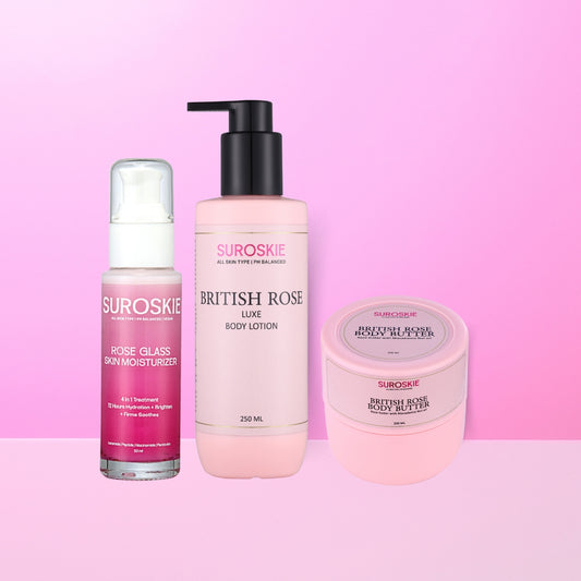 Buy British Rose Body Butter & Get Body Lotion and Moisturizer Free