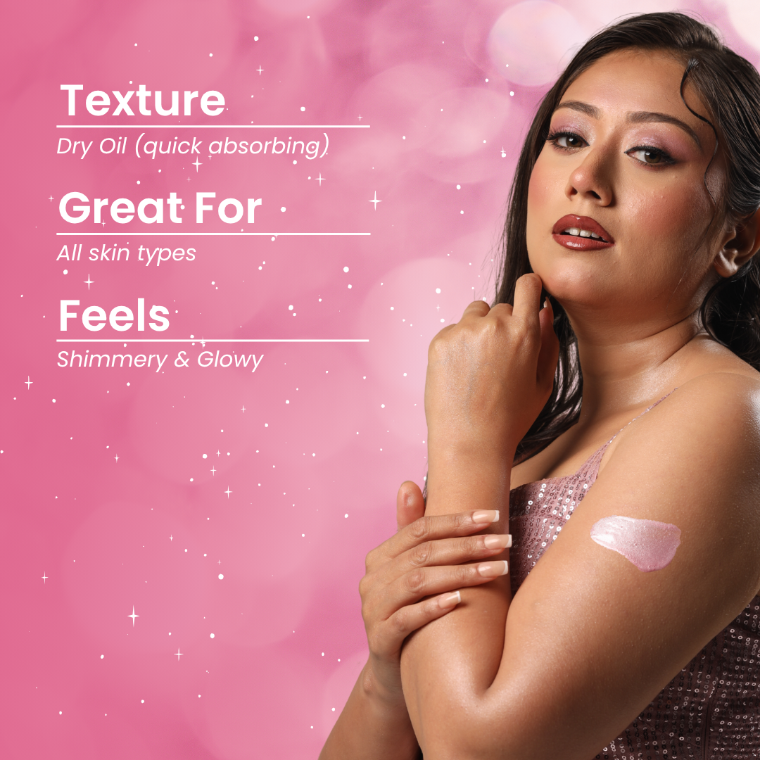 Glow Drip Shimmer Body Oil ( Choose Any one )