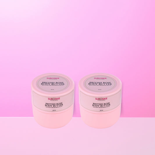 Pack of 2 British Rose Body Butter