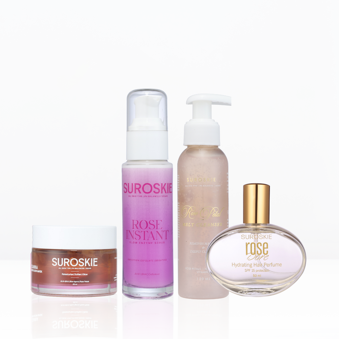 RADIANCE RALLY RITUALS ( 1.Rose Melt Cleanser  +  2.Rose Instant Scrub  +  3.Rosanna  +  4.Rose Dore )