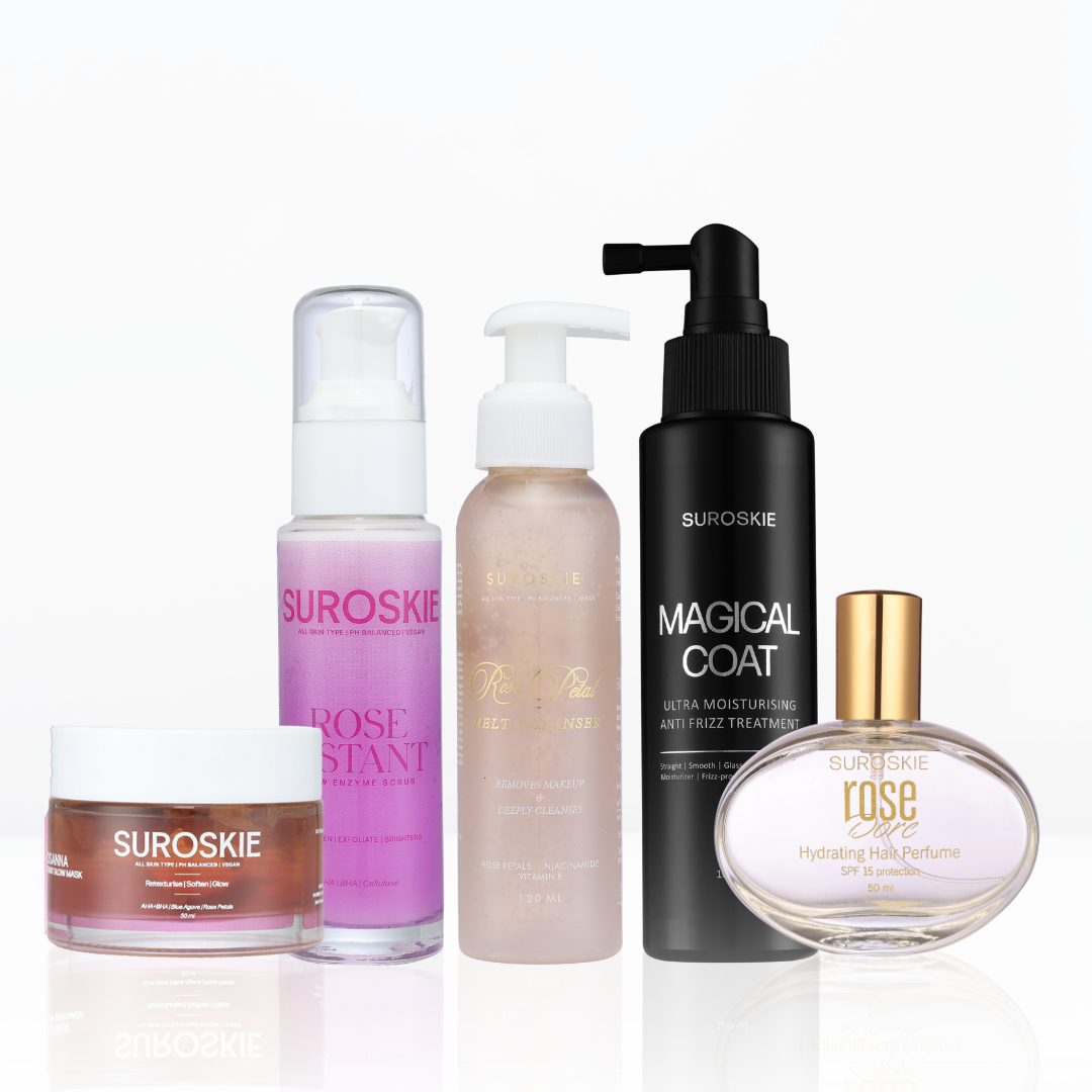 ROSE REPAIR & RESTORE ( 1.Rose Melt Cleanser  +  2.Rose Instant Scrub  +  3.Rosanna  +  4.Rose Dore  +  5.Magical Coat )