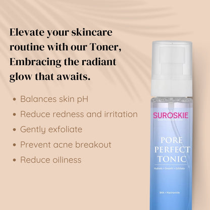 Pore Perfect Tonic - Niacinamide Face Toner with BHA Extract
