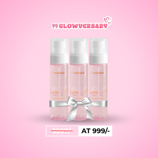3 Rose Glass Mists at ₹999