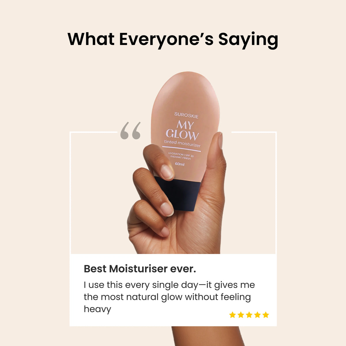Suroskie My Glow All-In-One Tinted Moisturizer with SPF 30
