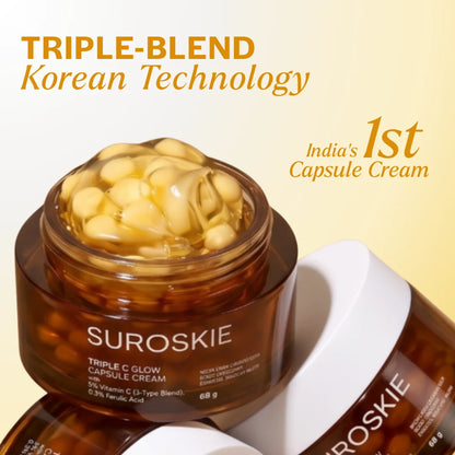 PACK OF 2 TRIPLE C GLOW CAPSULE CREAM