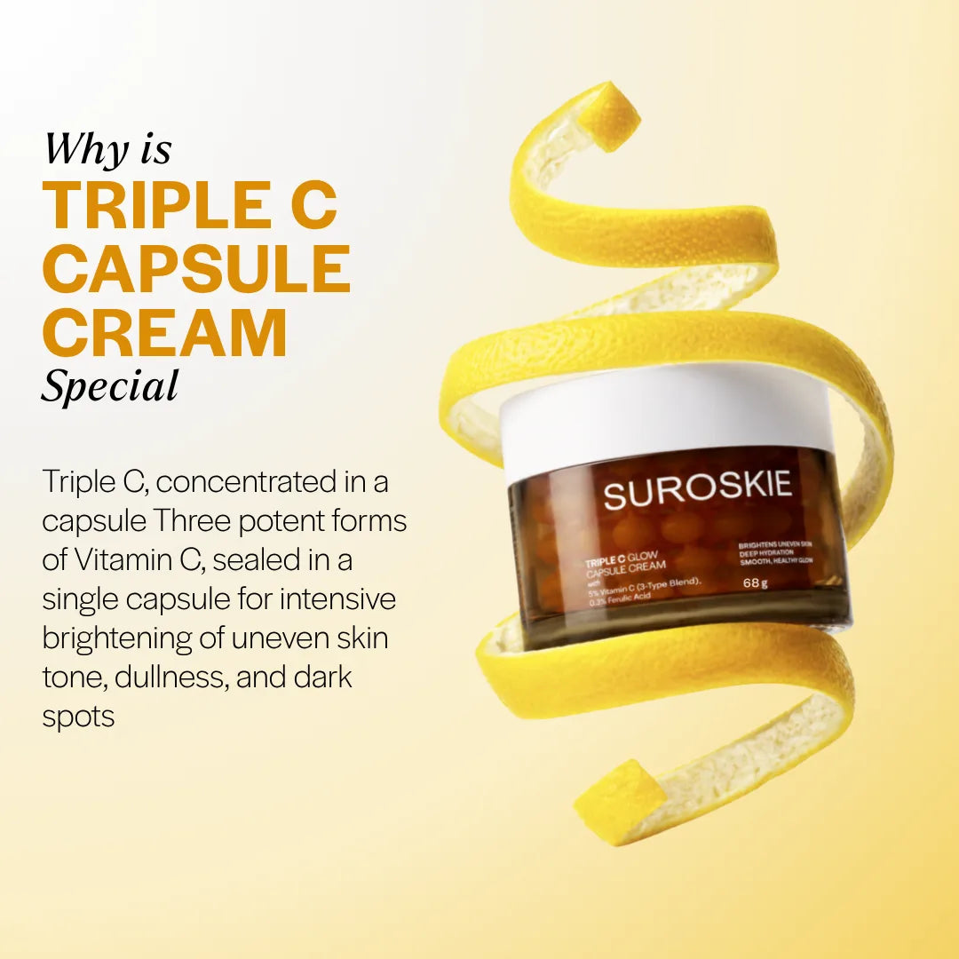 PACK OF 2 TRIPLE C GLOW CAPSULE CREAM