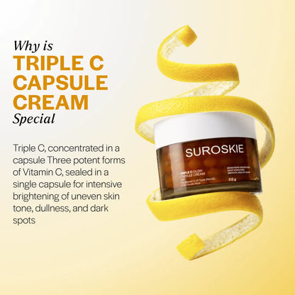 PACK OF 2 TRIPLE C GLOW CAPSULE CREAM