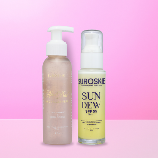 Rose Cleanser | Sun Dew Sunscreen