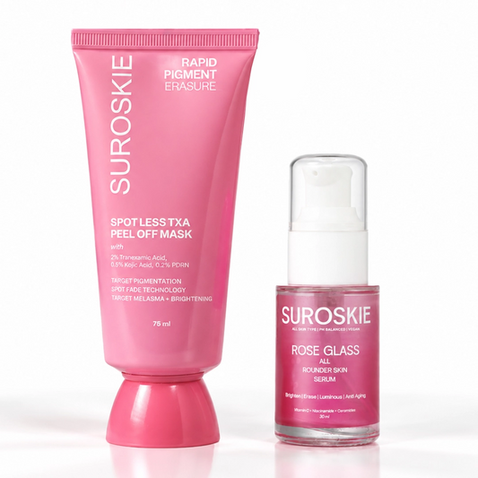 Pigmentation Peel-Off Mask + Rose Glass All-Rounder Skin Serum
