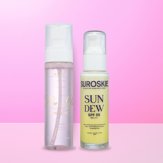 Rose Glass Skin Mist | Sun Dew Sunscreen