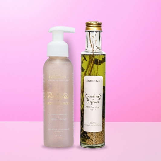 Rose Cleanser | Dandruff Defence Hair Oil