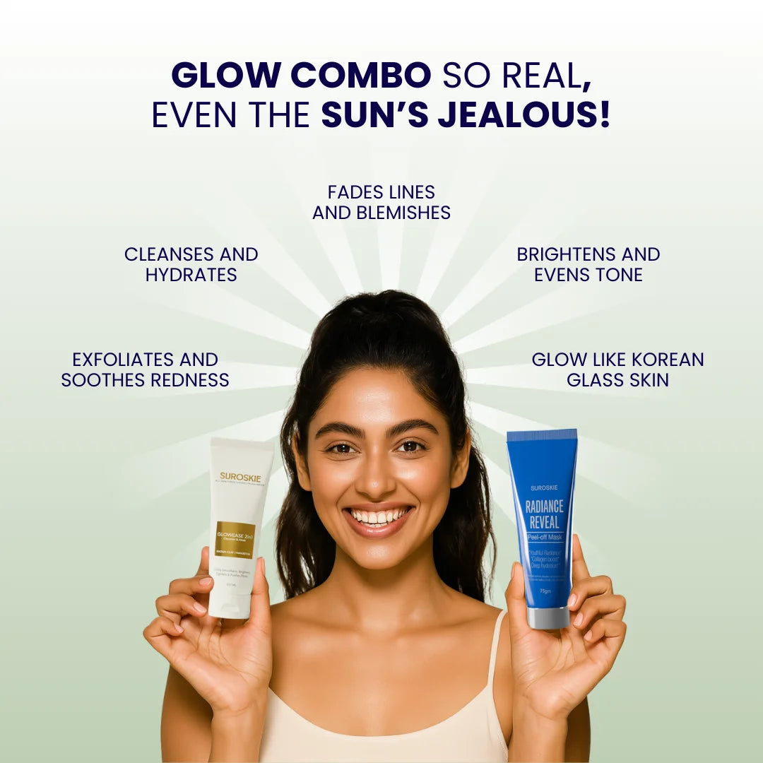 Korean Facial Combo (GlowEase + Radiance Reveal)