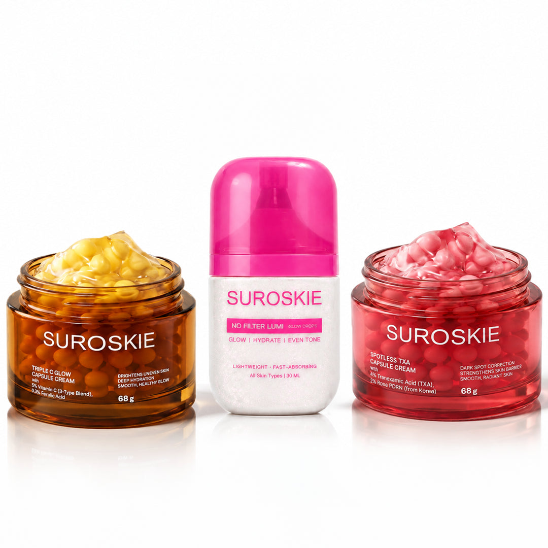 Illuminating Serum + Triple C + TXA Capsule Cream