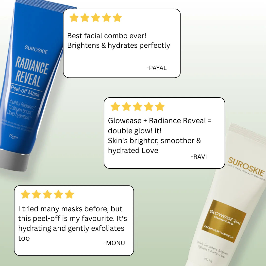 Korean Facial Combo (GlowEase + Radiance Reveal)