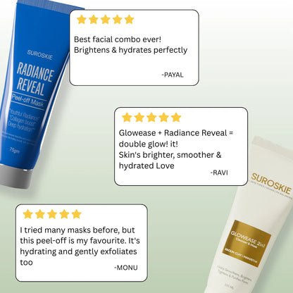 Korean Facial Combo (GlowEase + Radiance Reveal)