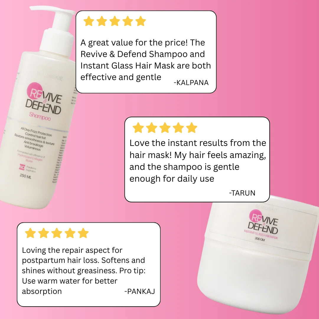 Revive & Defend Combo (Shampoo + Hair Mask)