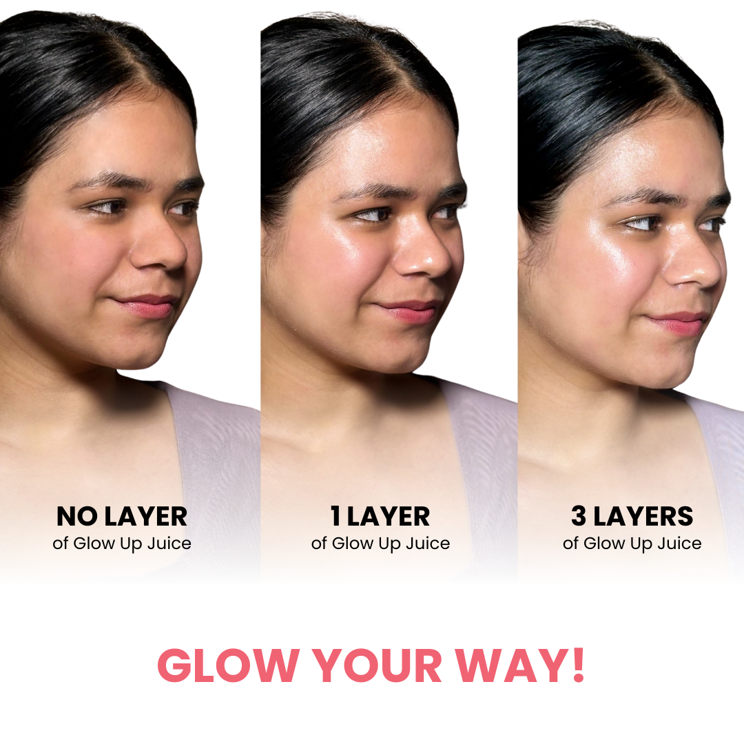 Glow Up Juice Spf 50 PA++++  Rice & Rose Dewy Spf Toner Mist
