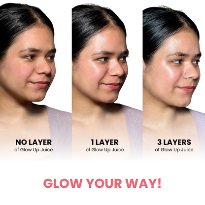 Glow Up Juice Spf 50 PA++++  Rice & Rose Dewy Spf Toner Mist