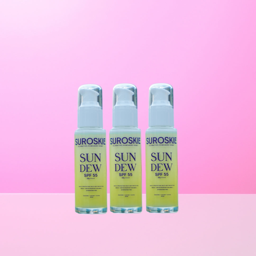 Pack of 3 ~ Sun Dew - SPF 55 PA++++ Sunscreen