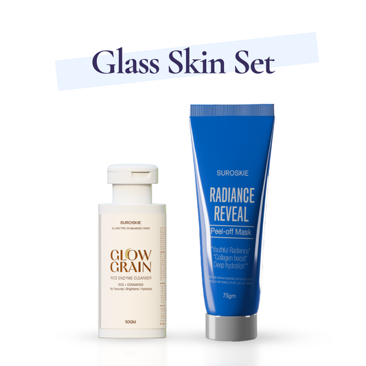 Glass Skin Set ( Glow grain + Radiance Reveal Peel off mask )