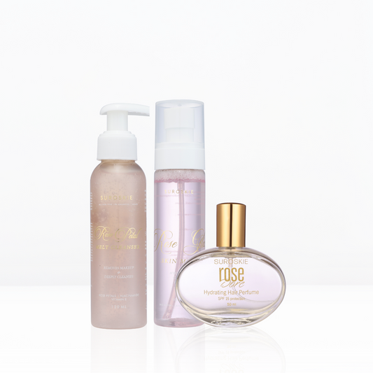 DORE DELIGHTFUL SKINCARE SET ( 1.Rose Skin Mist  +  2.Rose Melt Cleanser  +  3.Rose Dore )