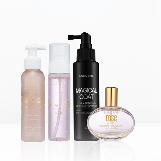 OPULENT ROSE OASIS SET ( 1.Rose Skin Mist  +  2.Rose Melt Cleanser  +  3.Rose Dore  +  4.Magical Coat