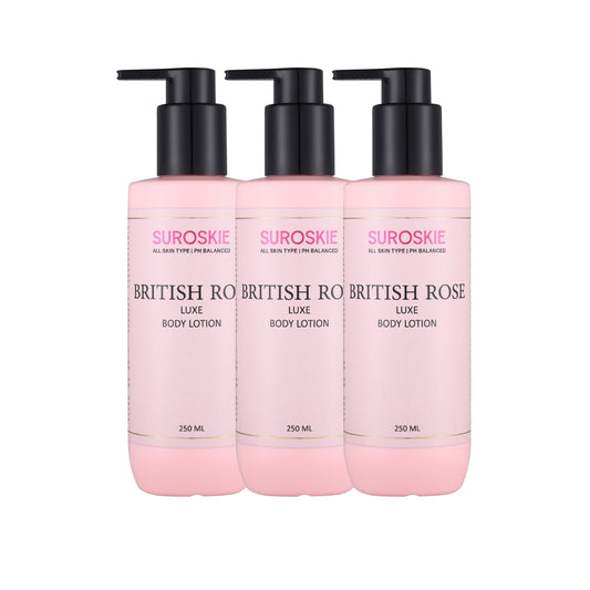 British Rose Body Lotion - Buy 3 Pay for 1