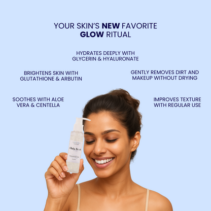 glutathione face wash for dry skin Re-Glow - Restore Your Natural Radiance APLB Glutathione Niacinamide Facial Cleanser Duo Bundle - Glutathione Facewash
