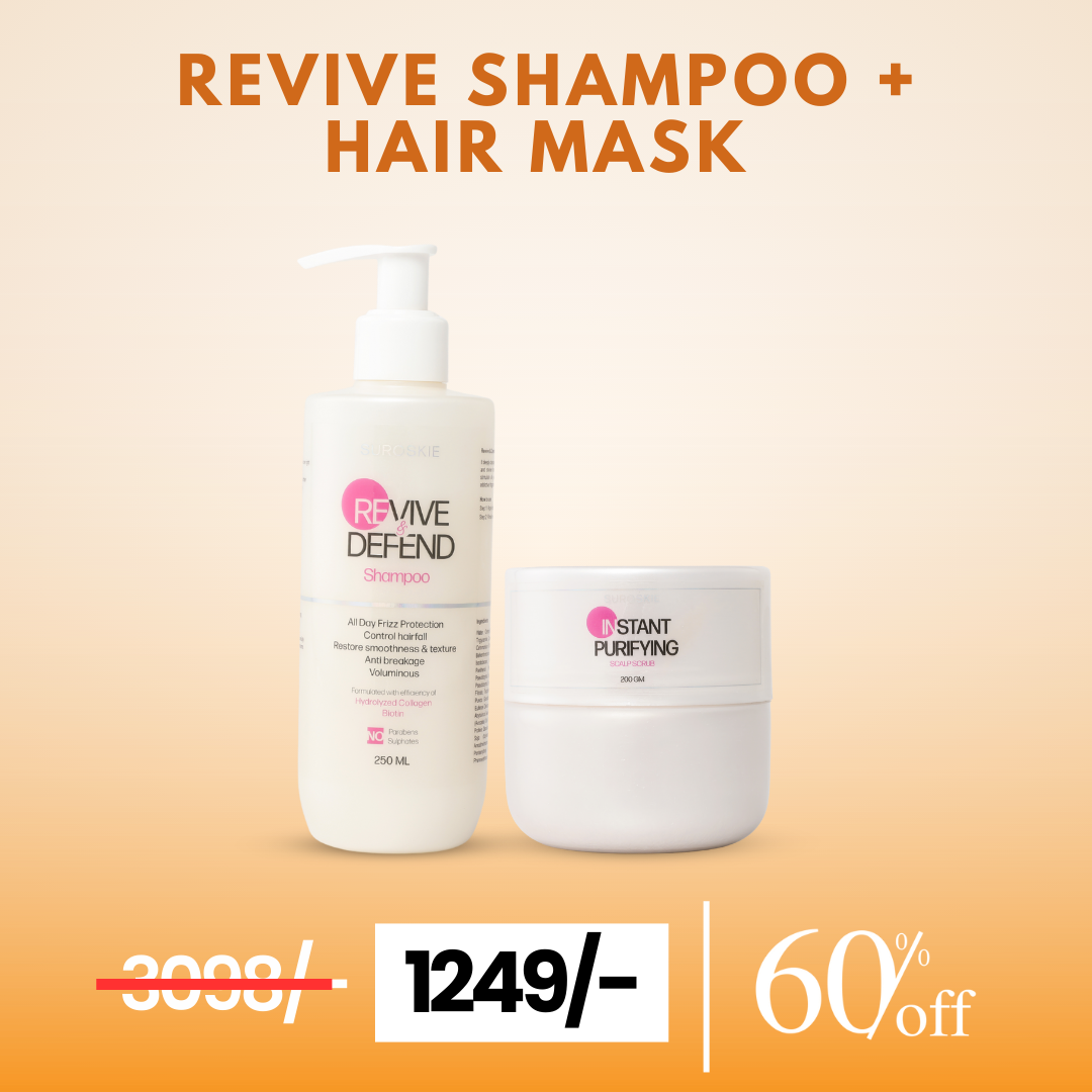 REVIVE & DEFEND SHAMPOO + HAIR MASK