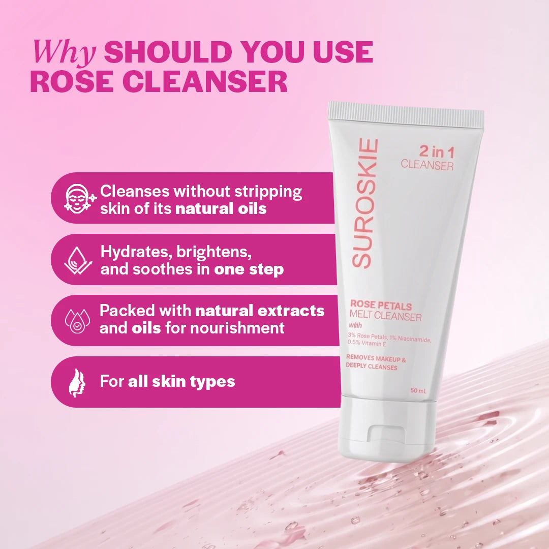Rose Melt Petal Cleanser (50ml)