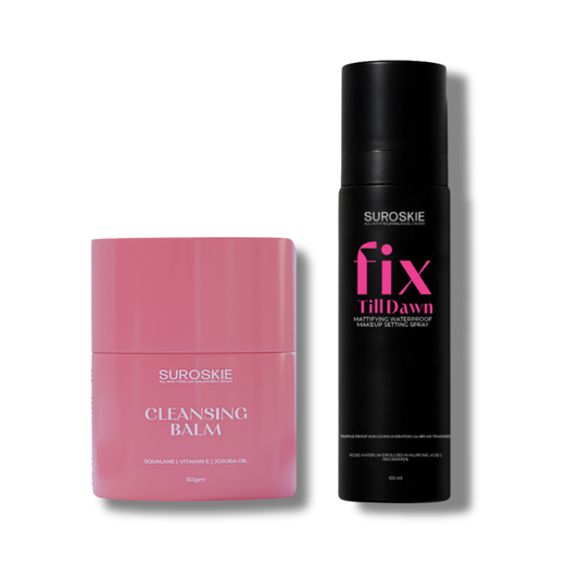 CLEANSING BALM+MAKEUP FIXER