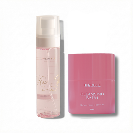 CLEANSING BALM+ROSE GLASS SKIN MIST