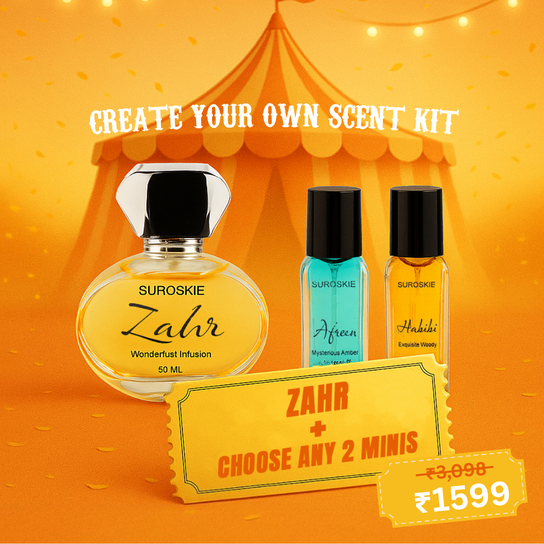 1 Zahr Perfume + Any 2 Mini Perfume (20ML)